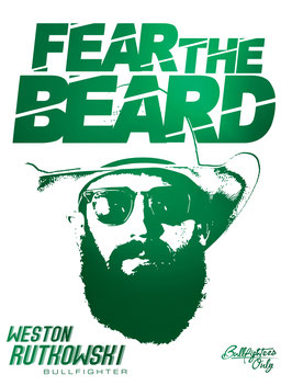 Fear The Beard Rutkowski Poster
