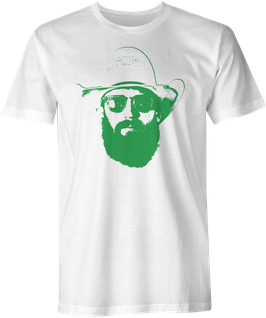 Weston Rutkowski Fear The Beard T-Shirt - White